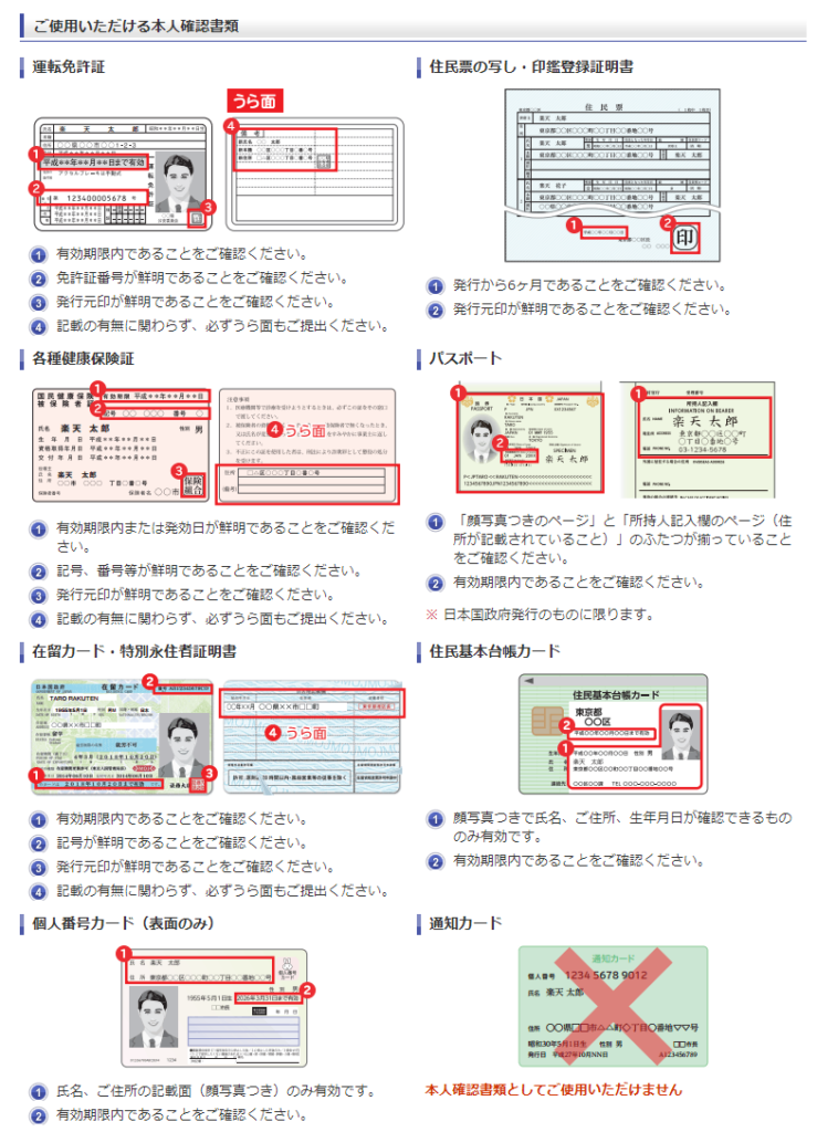 楽天証券　口座開設